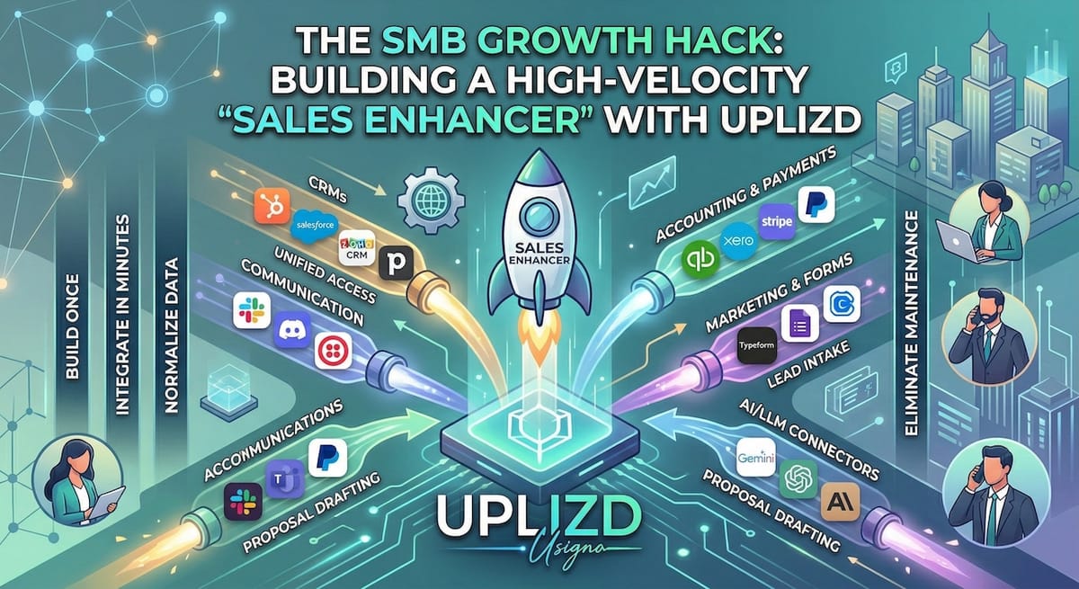 From Fragmented to Focus: Supercharging Small Business Sales with Uplizd’s Unified API