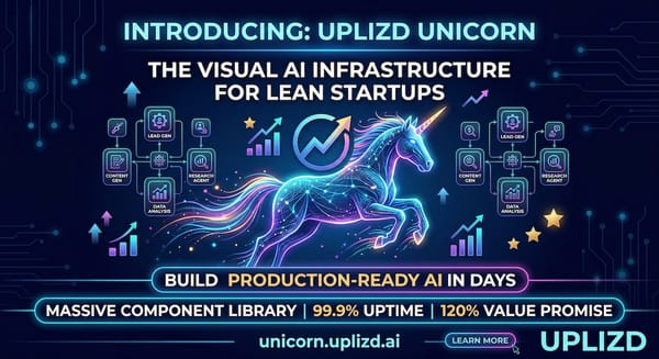 Uplizd Launches ‘Unicorn’: The Visual AI Infrastructure Designed to Turn Lean Startups into Industry Giants