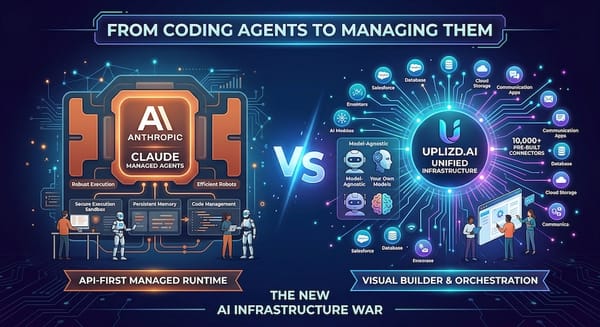 From Coding Agents to Managing Them: Anthropic vs. Uplizd.ai and the New AI Infrastructure Era